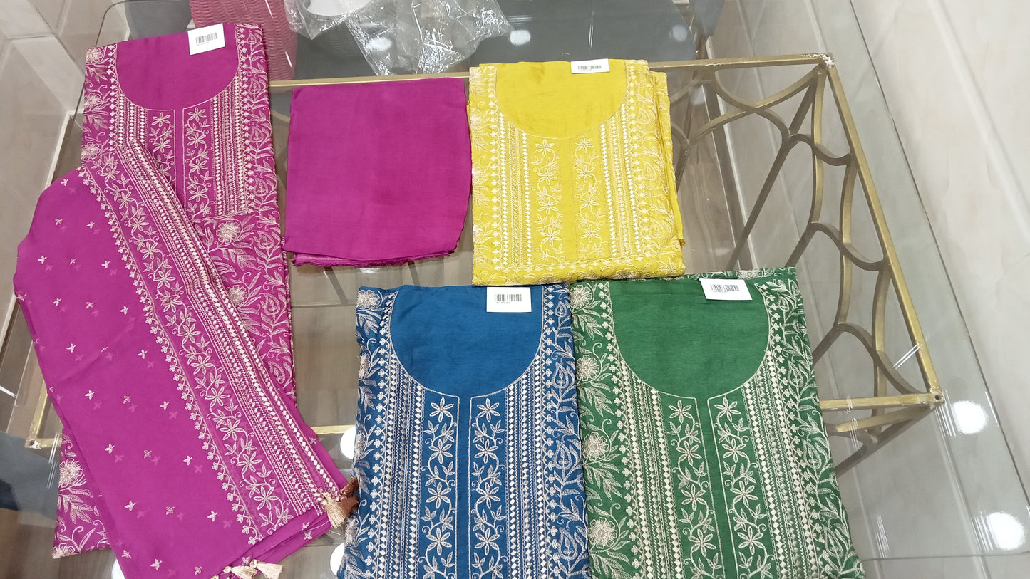 Embroidered Dupiyon Suit Set