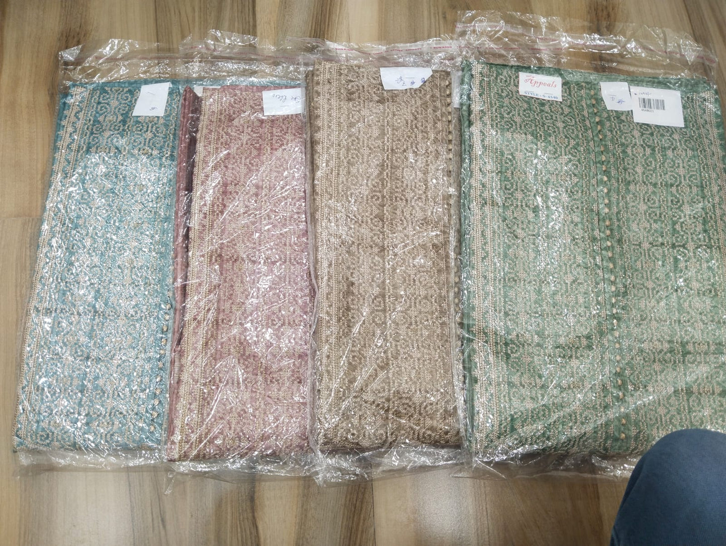 Embroidered Italian Tussar Suit Set