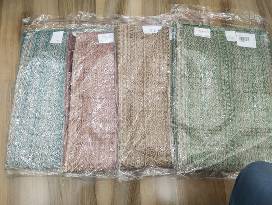 Embroidered Italian Tussar Suit Set