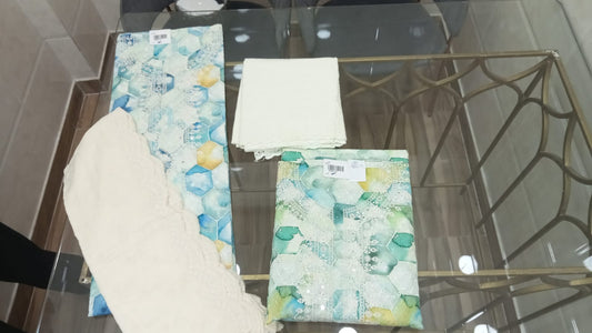 Embroidered Cotton Suit Set