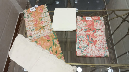 Embroidered Cotton Suit Set