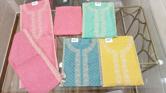 Embroidered Dupiyon Suit Set