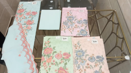 Embroidered Cotton Suit Set