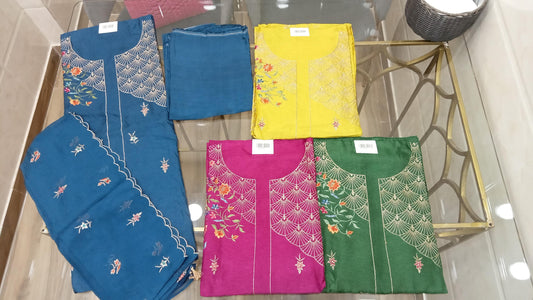 Embroidered Dupiyon Suit Set